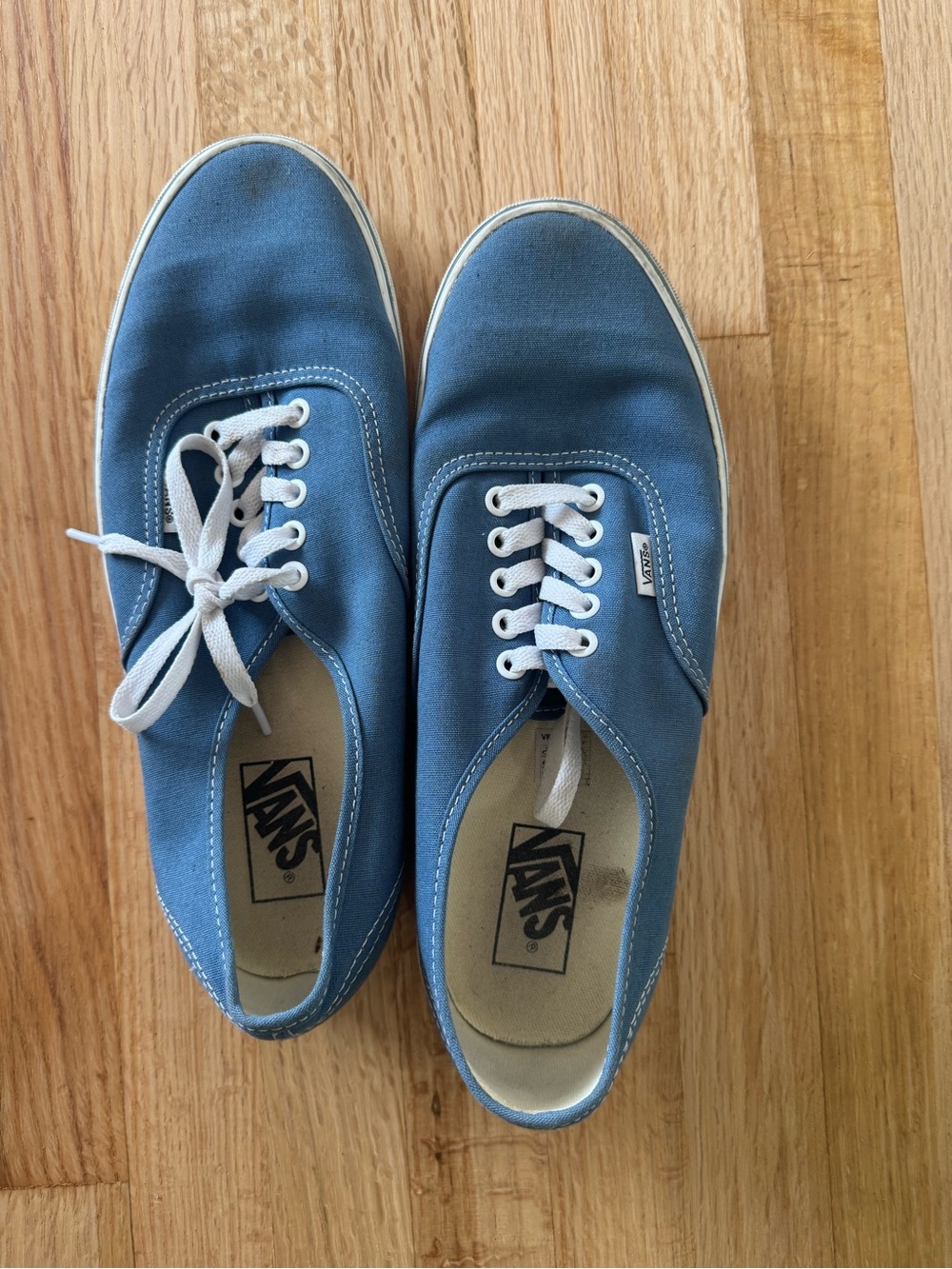 Vans Blue Canvas Sneakers